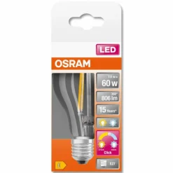OSRAM CLASSIC A LED E27 7 Watt 2700/4000 Kelvin 806 Lumen