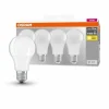OSRAM CLASSIC A Lot de 4 LED E27 10 watt 2700 kelvin 1055 lumen