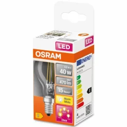 OSRAM CLASSIC P LED E14 4 watt 2700 kelvin 470 lumen