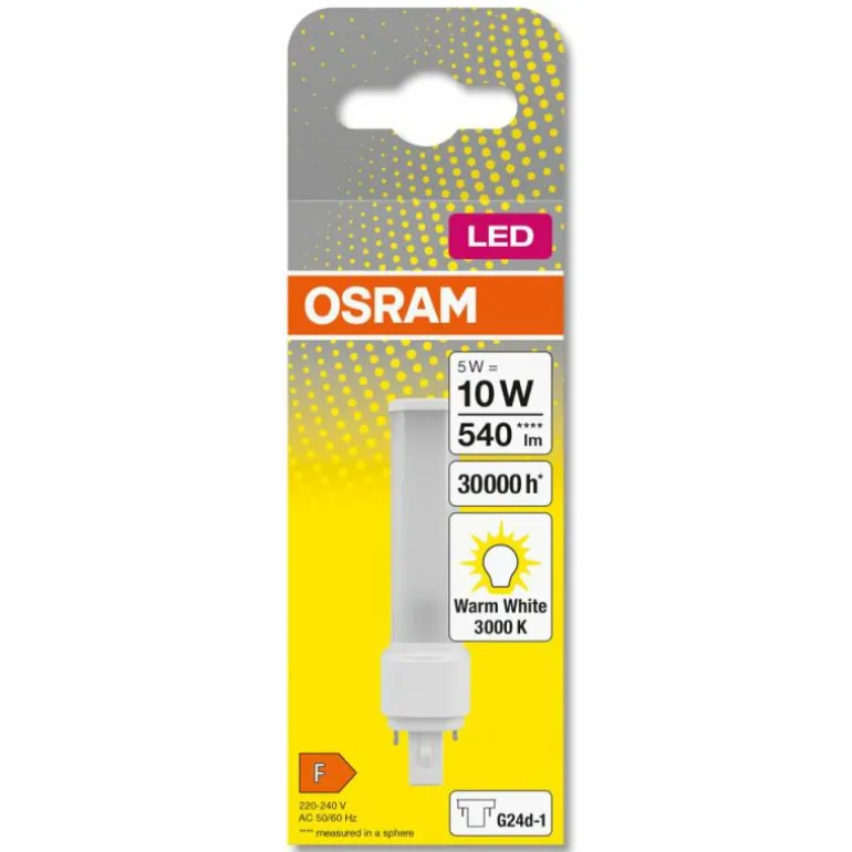 OSRAM DULUX G24d-1 5 Watt 3000 Kelvin 540 Lumen