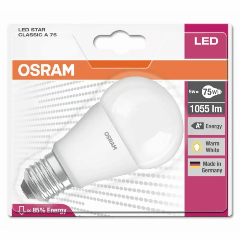 Osram LED E27 10 Watt 2700 Kelvin 1060 Lumen