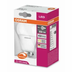 Osram LED E27 9 Watt 2700 Kelvin 806 Lumen