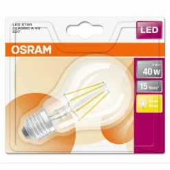 Osram LED E27 4 Watt 2700 Kelvin 470 Lumen