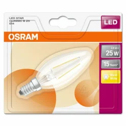 Osram LED E14 2,8 Watt 2700 Kelvin 250 Lumen