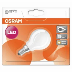 Osram LED E14 4,5 Watt 2700 Kelvin 470 Lumen