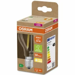OSRAM LED E27 3,8 Watt 3000 Kelvin 840 lumen