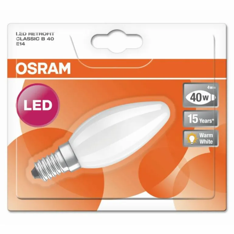 Osram LED E14 4 Watt 2700 Kevlin 470 Lumen