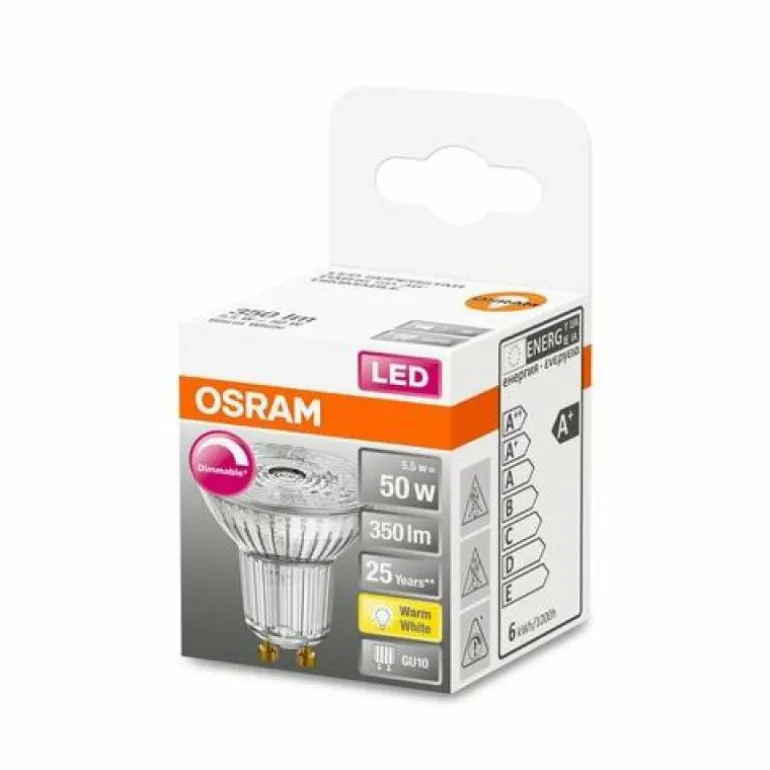 Osram LED GU10 5,5 Watt 2700 Kelvin 350 Lumen