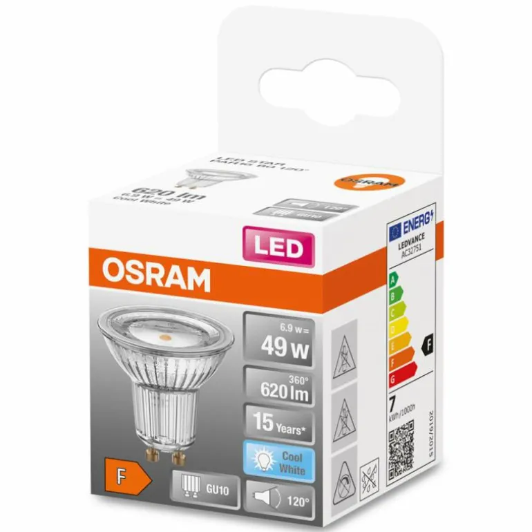 Osram LED GU10 6,9 Watt 4000 Kelvin 580 Lumen