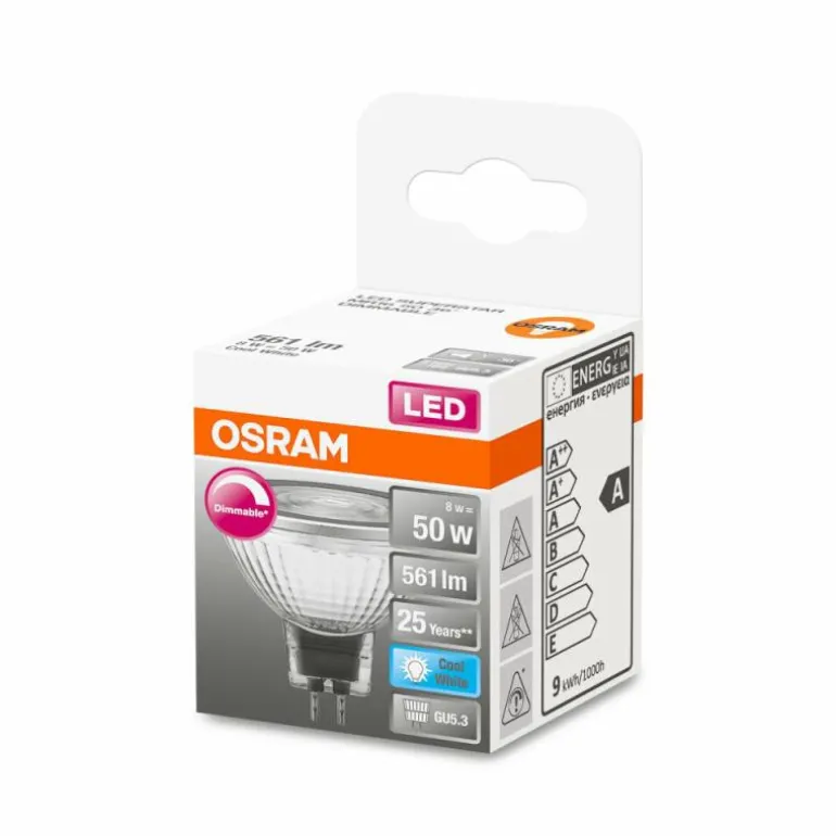 Osram LED GU5.3 7,8 Watt 400 Kelvin 620 Lumen
