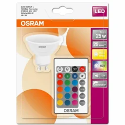 Osram LED GU10 RGBW 4,5 Watt 2700 Kelvin 250 Lumen