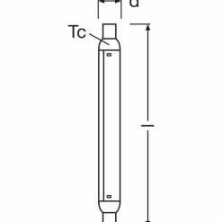 OSRAM LED Line S15s 4 Watt 2700 Kelvin 350 Lumen