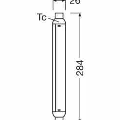 OSRAM LED Line S15s 7 Watt 2700 Kelvin 750 Lumen