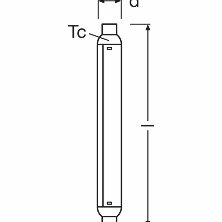 OSRAM LED Line S15s 7 Watt 2700 Kelvin 750 Lumen