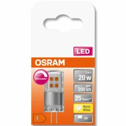 OSRAM LED PIN G4 2 Watt 2700 Kelvin 200 lumen