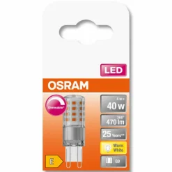 OSRAM LED PIN G9 4 watt 2700 kelvin 470 lumen