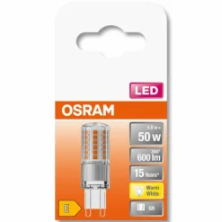 OSRAM LED PIN G9 4,8 watt 2700 kelvin 600 lumen
