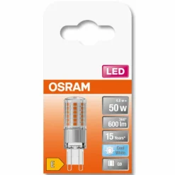 OSRAM LED PIN G9 4,8 watt 4000 Kelvin 600 lumen