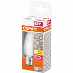 OSRAM LED Retrofit B22d 4,8 watt 2700 kelvin 470 lumen