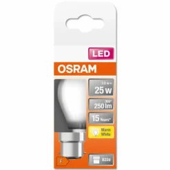 OSRAM LED Retrofit B22d 2,5 Watt 2700 Kelvin 250 lumen