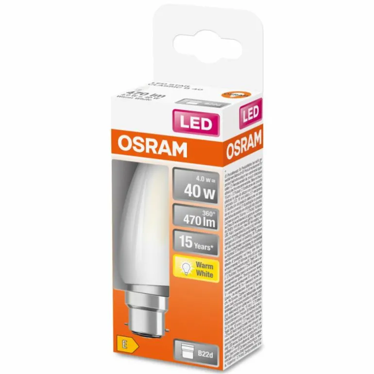 OSRAM LED Retrofit B22d 4 Watt 2700 Kelvin 470 Lumen