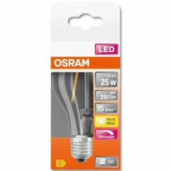 OSRAM LED Retrofit E27 2,2 Watt 2700 Kelvin 250 lumen