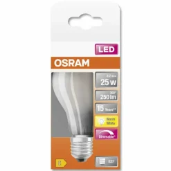 OSRAM LED Retrofit E27 2,2 Watt 2700 Kelvin 250 lumen