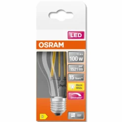 OSRAM LED Retrofit E27 11 Watt 2700 Kelvin 1521 Lumen