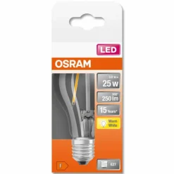 OSRAM LED Retrofit E27 2,5 Watt 2700 Kelvin 250 lumen