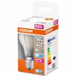 OSRAM LED Retrofit E27 4,8 watt 4000 kelvin 470 lumen