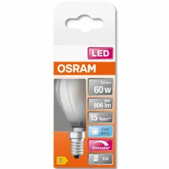 OSRAM LED Retrofit E14 6,5 watt 4000 kelvin 806 lumen