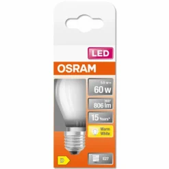 OSRAM LED Retrofit E27 5,5 watt 2700 kelvin 806 lumen