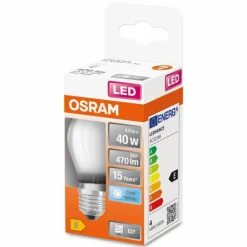 OSRAM LED Retrofit E27 4 watt 4000 Kelvin 470 lumen