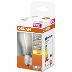 OSRAM LED Retrofit E27 2,5 Watt 2700 Kelvin 250 lumen