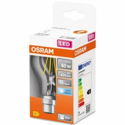 OSRAM LED Retrofit LED B22d 4 Watt 4000 Kelvin 470 Lumen