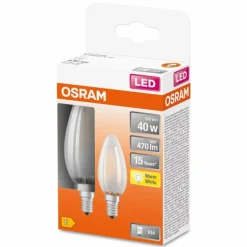 OSRAM LED Retrofit Lot de 2 E14 4 watt 2700 Kelvin 470 lumen