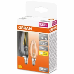 OSRAM LED Retrofit Lot de 2 E14 4 watt 2700 Kelvin 470 lumen