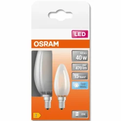 OSRAM LED Retrofit Lot de 2 E14 4 watt 4000 Kelvin 470 lumen