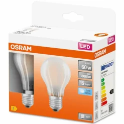 OSRAM LED Retrofit Lot de 2 E27 6,5 Watt 4000 Kelvin 806 Lumen