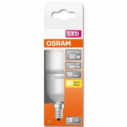 OSRAM LED STAR E14 8 Watt 2700 Kelvin 806 Lumen