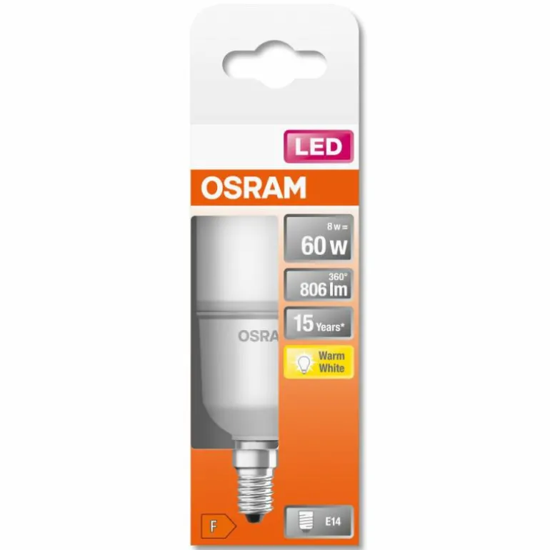 OSRAM LED STAR E14 8 Watt 2700 Kelvin 806 Lumen