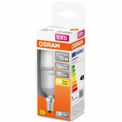 OSRAM LED STAR E14 9 Watt 2700 Kelvin 1050 lumen