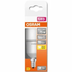 OSRAM LED STAR E14 9 Watt 2700 Kelvin 1050 lumen
