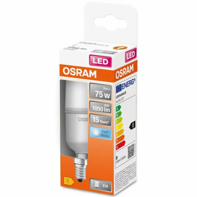 OSRAM LED STAR E14 9 Watt 4000 Kelvin 1050 lumen