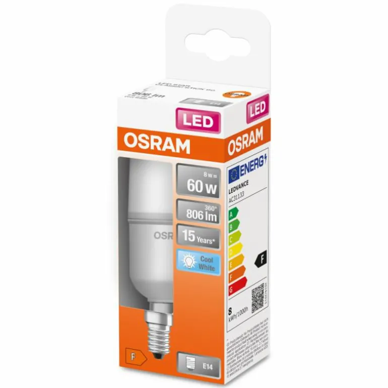 OSRAM LED STAR E14 8 Watt 4000 Kelvin 806 Lumen