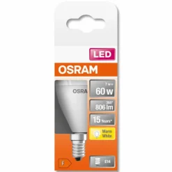 OSRAM LED STAR E14 7 Watt 2700 Kelvin 806 Lumen