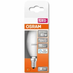 OSRAM LED STAR E14 4,9 watt 6500 kelvin 470 lumen
