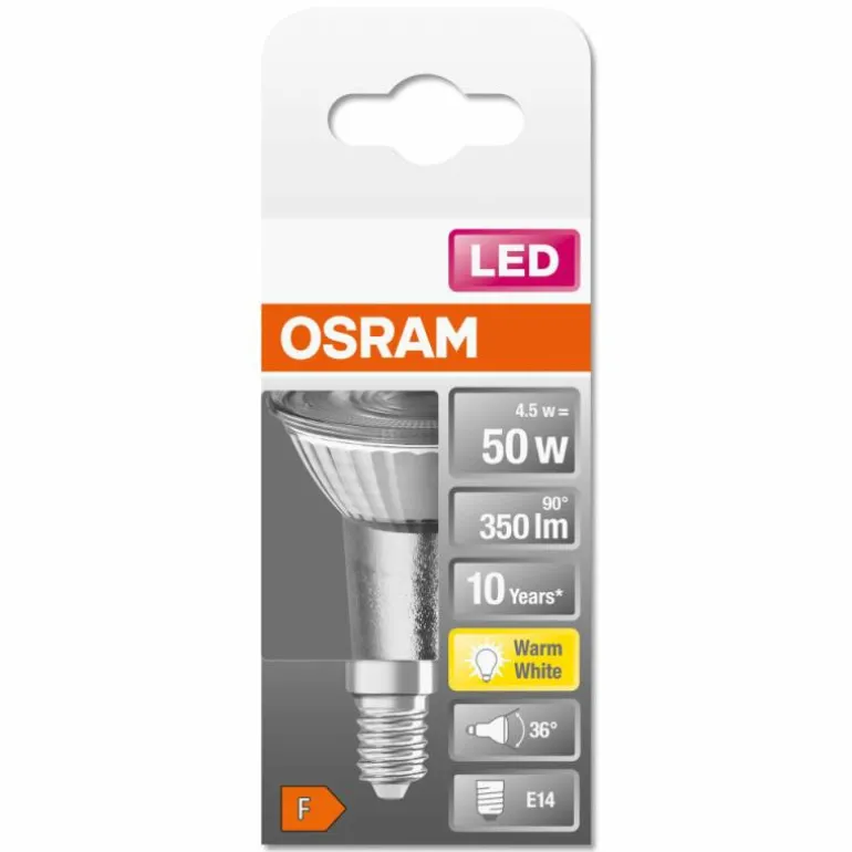 OSRAM LED STAR E14 4,5 Watt 2700 Kelvin 350 lumen