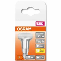 OSRAM LED STAR E14 1,5 Watt 2700 Kelvin 110 lumen