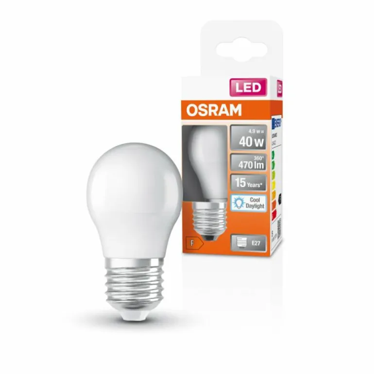 OSRAM LED Star E27 4,9 Watt 6500 Kelvin 470 Lumen